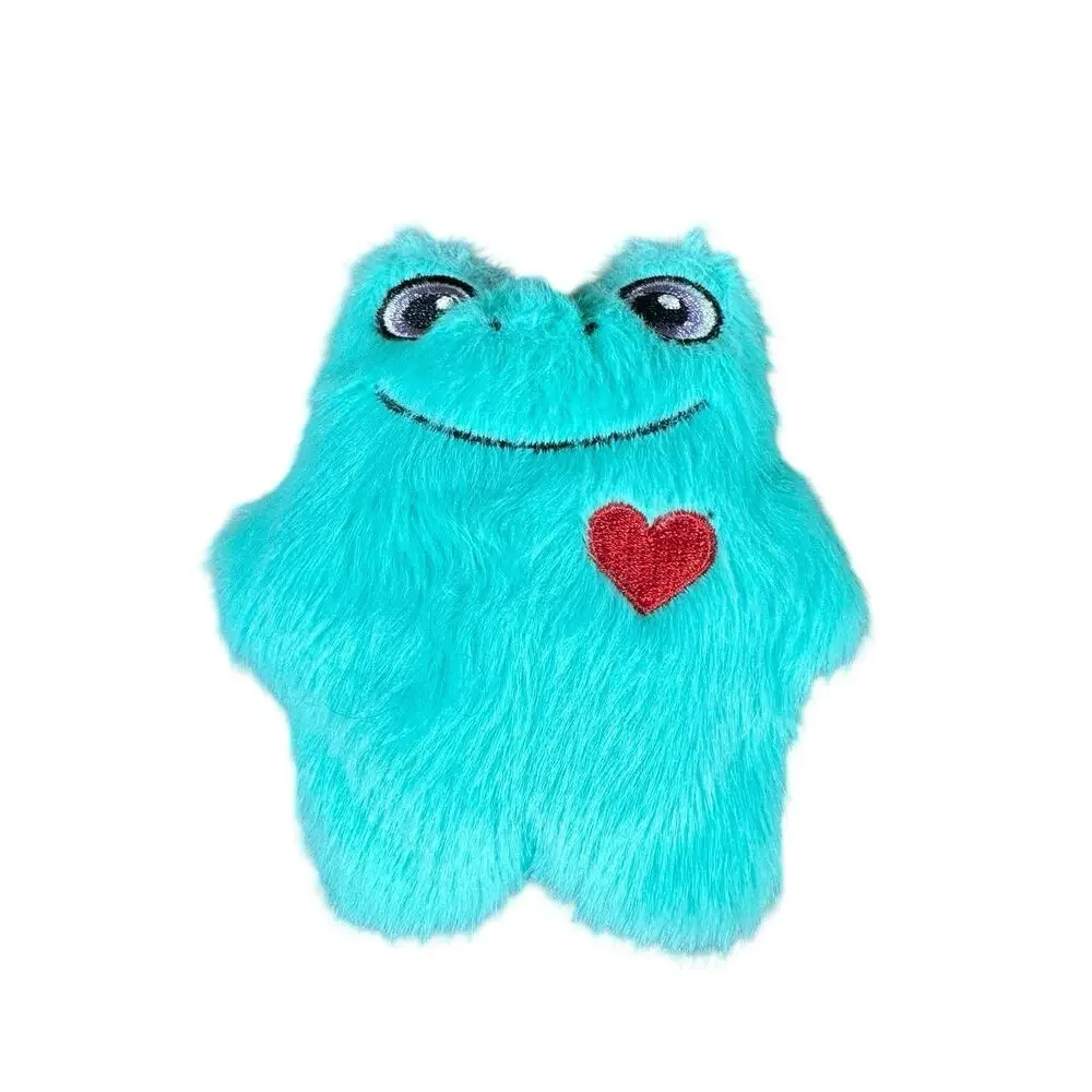 KONG Snuzzles Valentine Mini Frog XS Squeaky Comfort Toss & Play Dog Toy 4